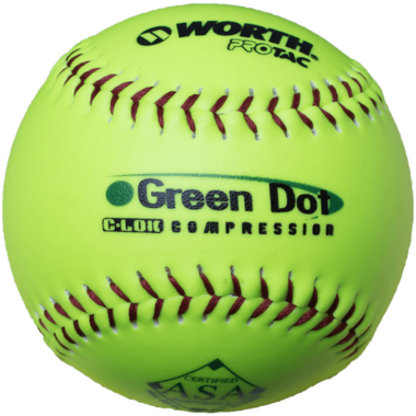 Worth AHD11SY 11" Pro Tac Hot Dot (52/300) Slowpitch ASA